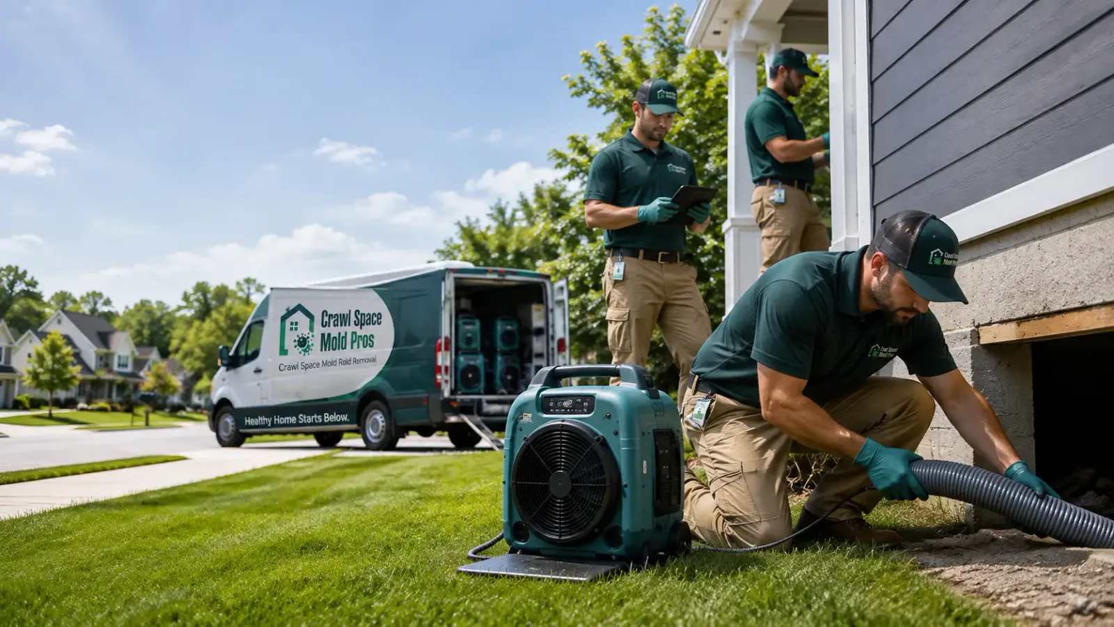 Crawl Space Mold Removal in Ellerslie, GA